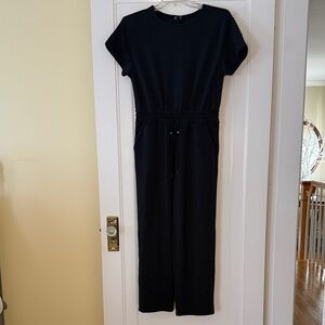 Zella Black Short Sleeve Jumpsuit Size M | Athleisure | Excellent Condition